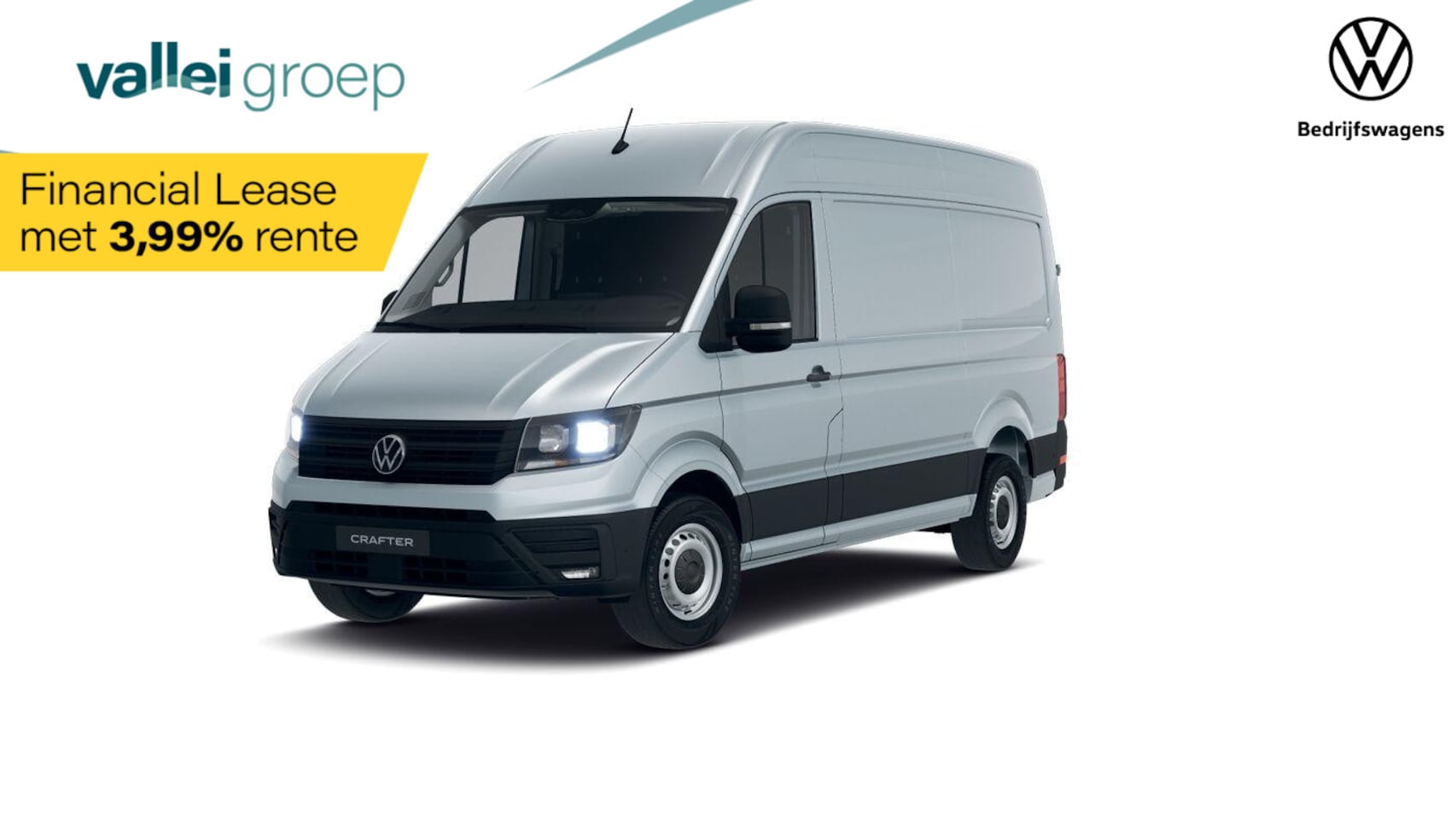 Volkswagen Crafter - Highline L3H3 140pk automaat GVW 3.5T BPM vrij | bijrijdersbank | park assist | trekhaak | - AutoWereld.nl