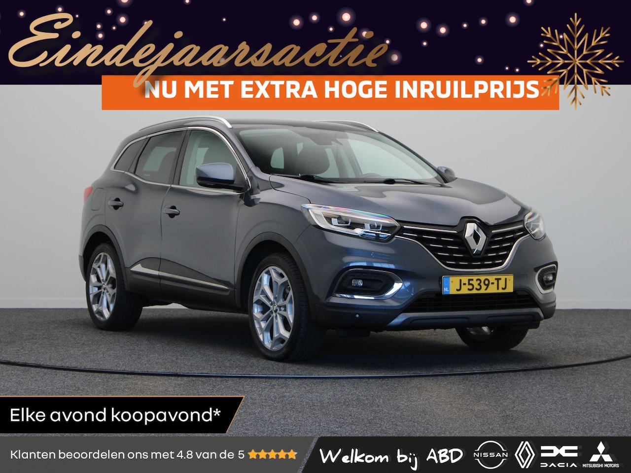 Renault Kadjar - TCe 140pk Intens | Stoelverwarming | Bose | Navigatie | LED koplampen | Keyless | Cruise c - AutoWereld.nl