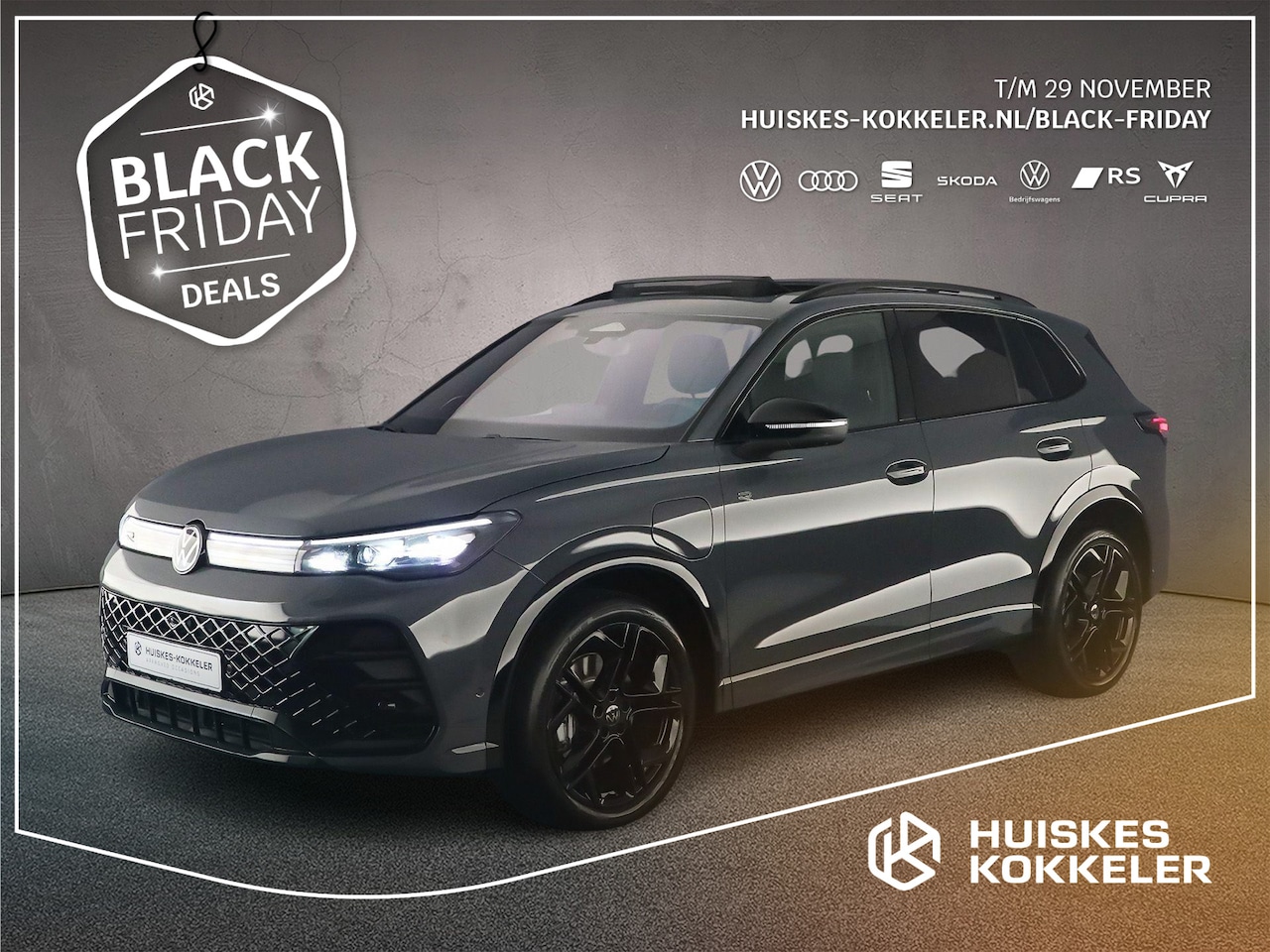 Volkswagen Tiguan - R-Line Edition 1.5 TSI eHybrid 204pk DSG Automaat Trekhaak, Lederen bekleding, Adaptive cr - AutoWereld.nl