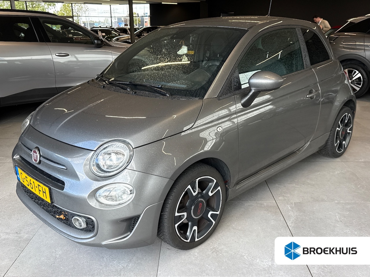 Fiat 500 - 0.9 TwinAir Turbo Sport Airco | Bluetooth | Cruise Control | DAB | LMV 16" | Leder | Navi - AutoWereld.nl