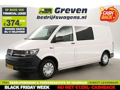 Volkswagen Transporter - 2.0 TDI L2H1 | 140PK | DC | Airco | Trekhaak | Elektrpakket