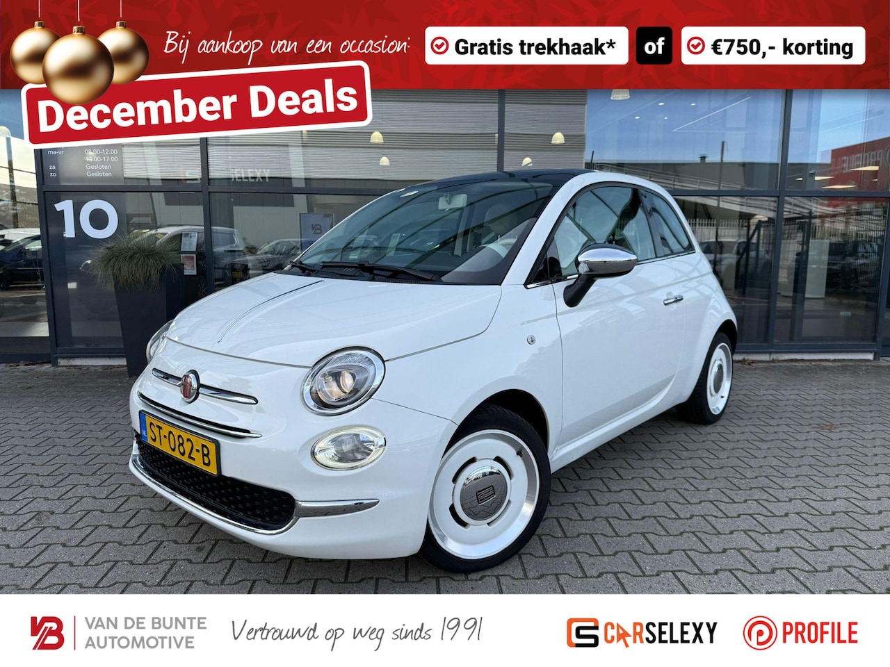 Fiat 500 - 0.9 TwinAir Turbo Anniversario *Trekhaak & Cruise* - AutoWereld.nl