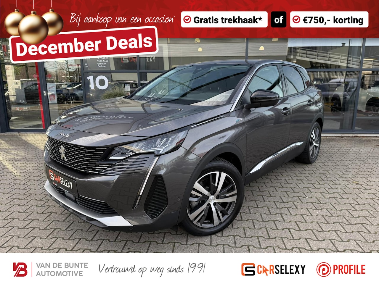 Peugeot 3008 - 1.6 HYbrid 225 Allure *Trekhaak & Stoelverwarming* - AutoWereld.nl