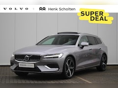 Volvo V60 - T6 Plug-in hybrid AWD Plus Bright | Panoramadak | Semi elektrische trekhaak | Rondomzicht