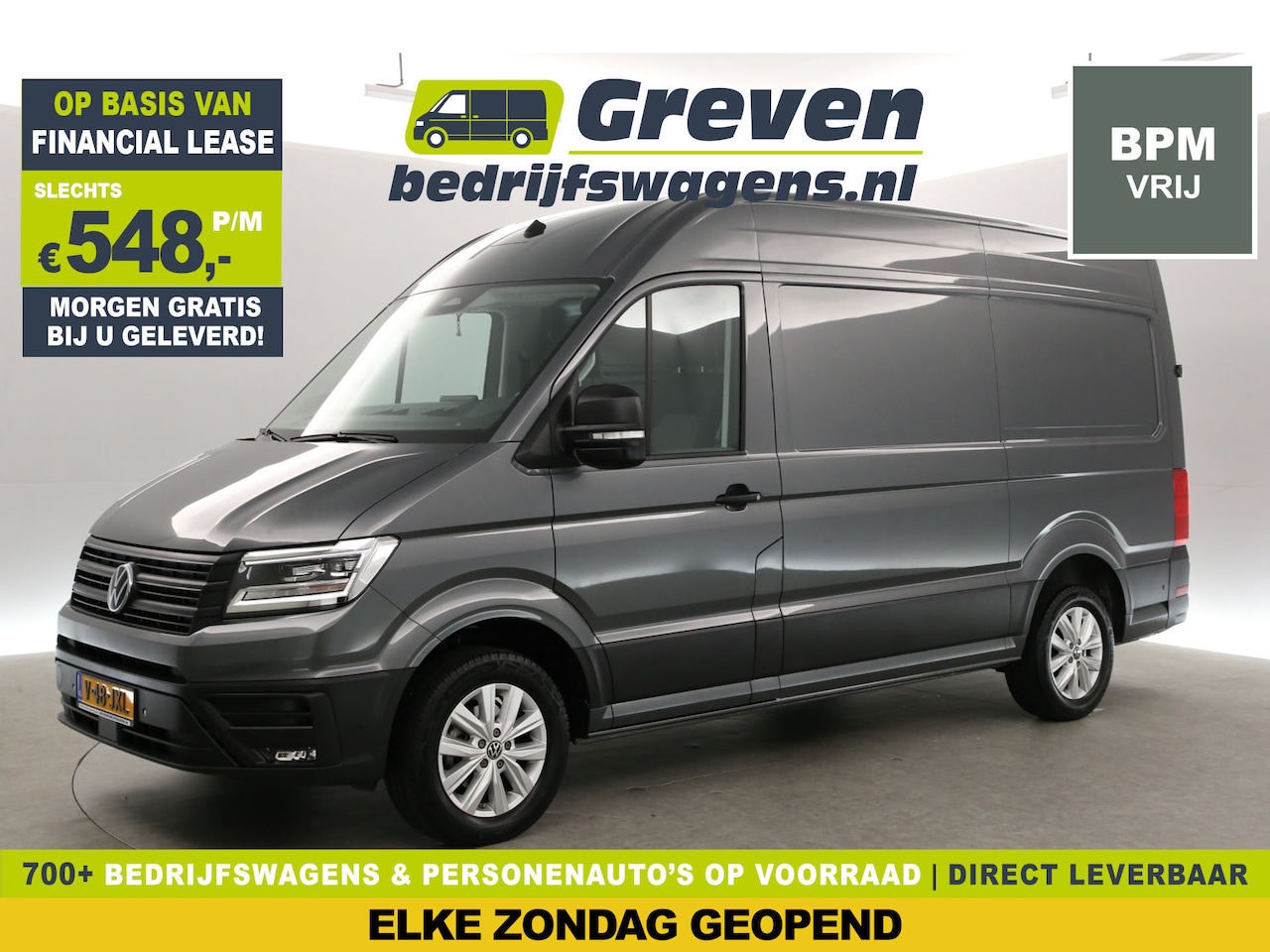 Volkswagen Crafter - 2.0 TDI DSG HIGHLINE EXCLUSIVE L3H3 | FACELIFT MODEL | BPM VRIJ | Virtual | 3000KG Trekgew - AutoWereld.nl