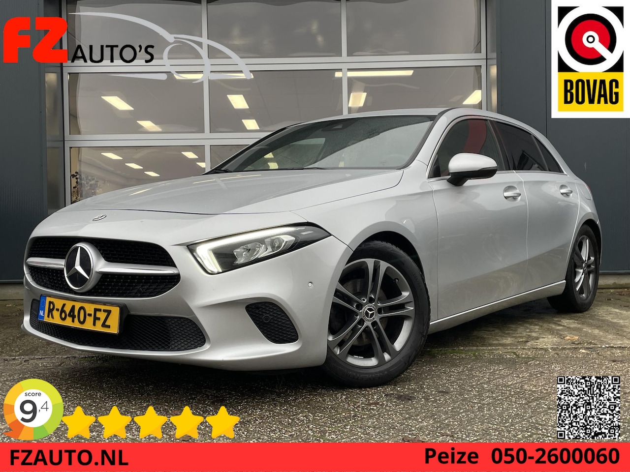 Mercedes-Benz A-klasse - 180 Business Solution AMG - Navigatie - Camera - Stoelverwarming - LED koplampen - AutoWereld.nl