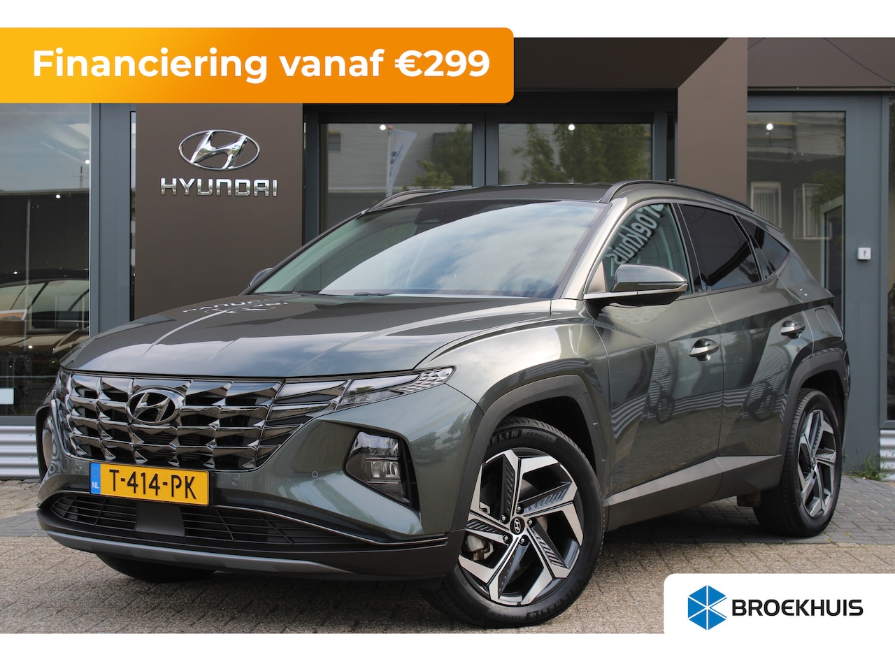 Hyundai Tucson - 1.6 T-GDI PHEV Comfort Smart 4WD Demo Deal: 299,- p/m !! | Cruise control adaptief met Sto - AutoWereld.nl