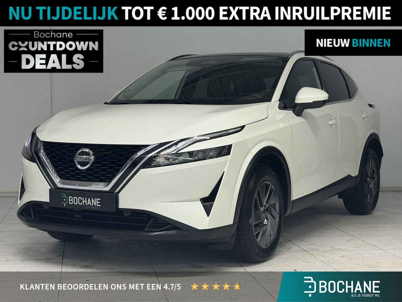 Nissan Qashqai - 1.3 MHEV Xtronic Acenta | Navigatie | 360 Camera | Cruise control adaptief | Panoramadak - AutoWereld.nl