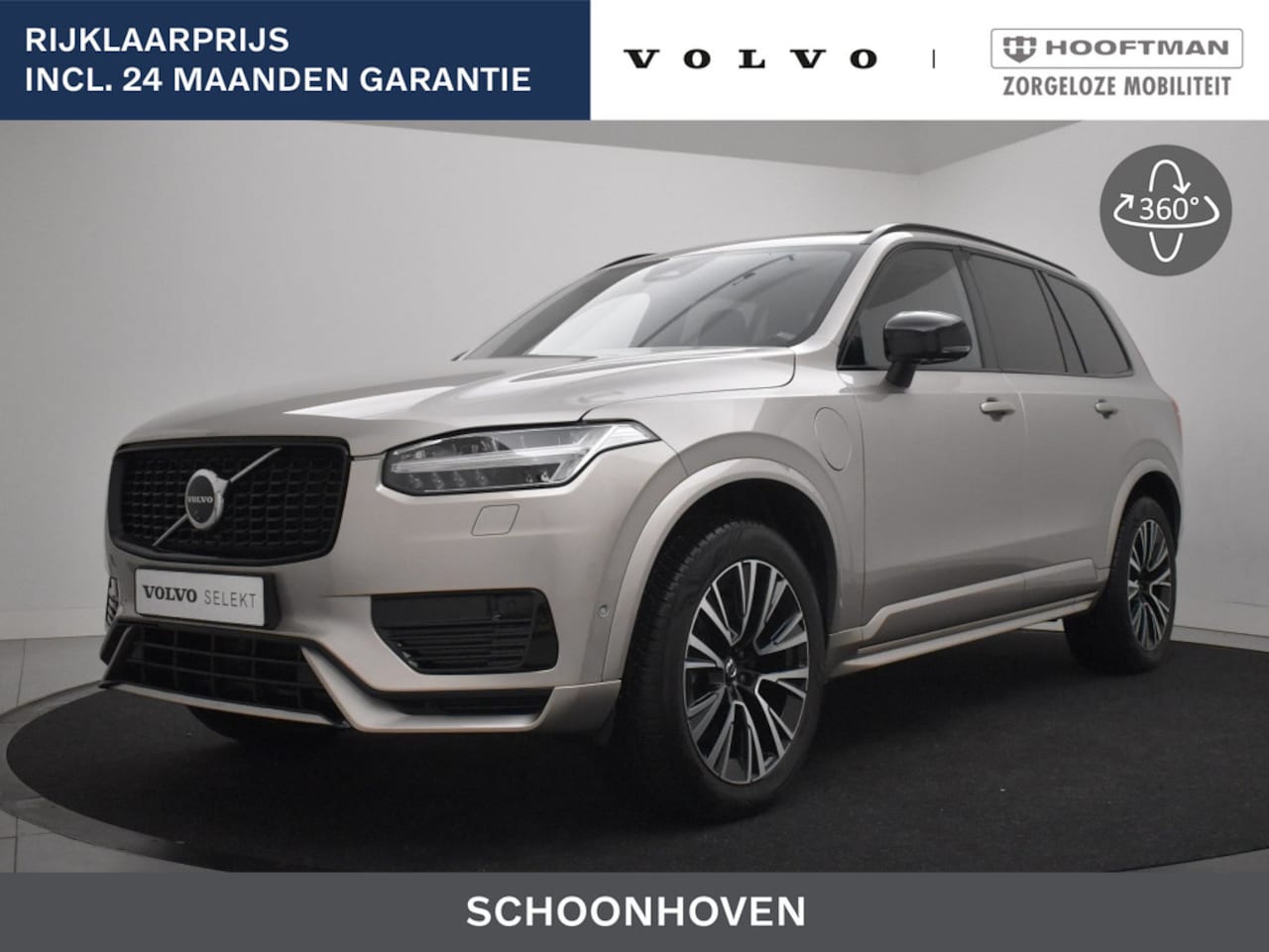 Volvo XC90 - T8 PLUG-IN HYBRID ULTRA DARK BOWERS&WILKINS LUCHTVERING TREKHAAK - AutoWereld.nl