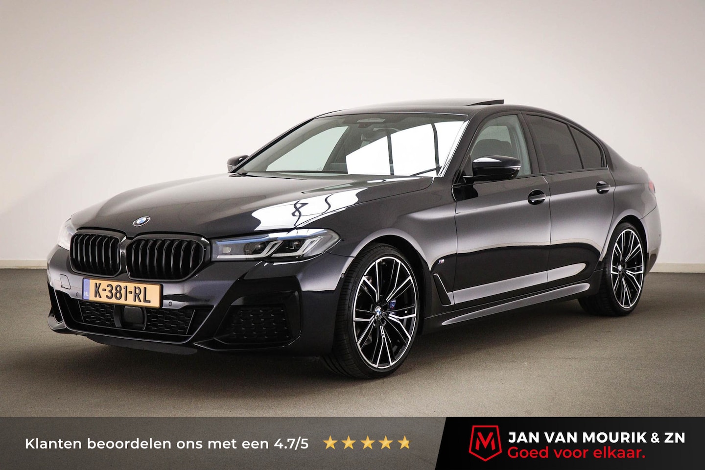 BMW 5-serie - 530i M-Sport High Executive | LASER LED | SOFTCLOSE | HEAD UP | 360 CAMERA | 20" - AutoWereld.nl