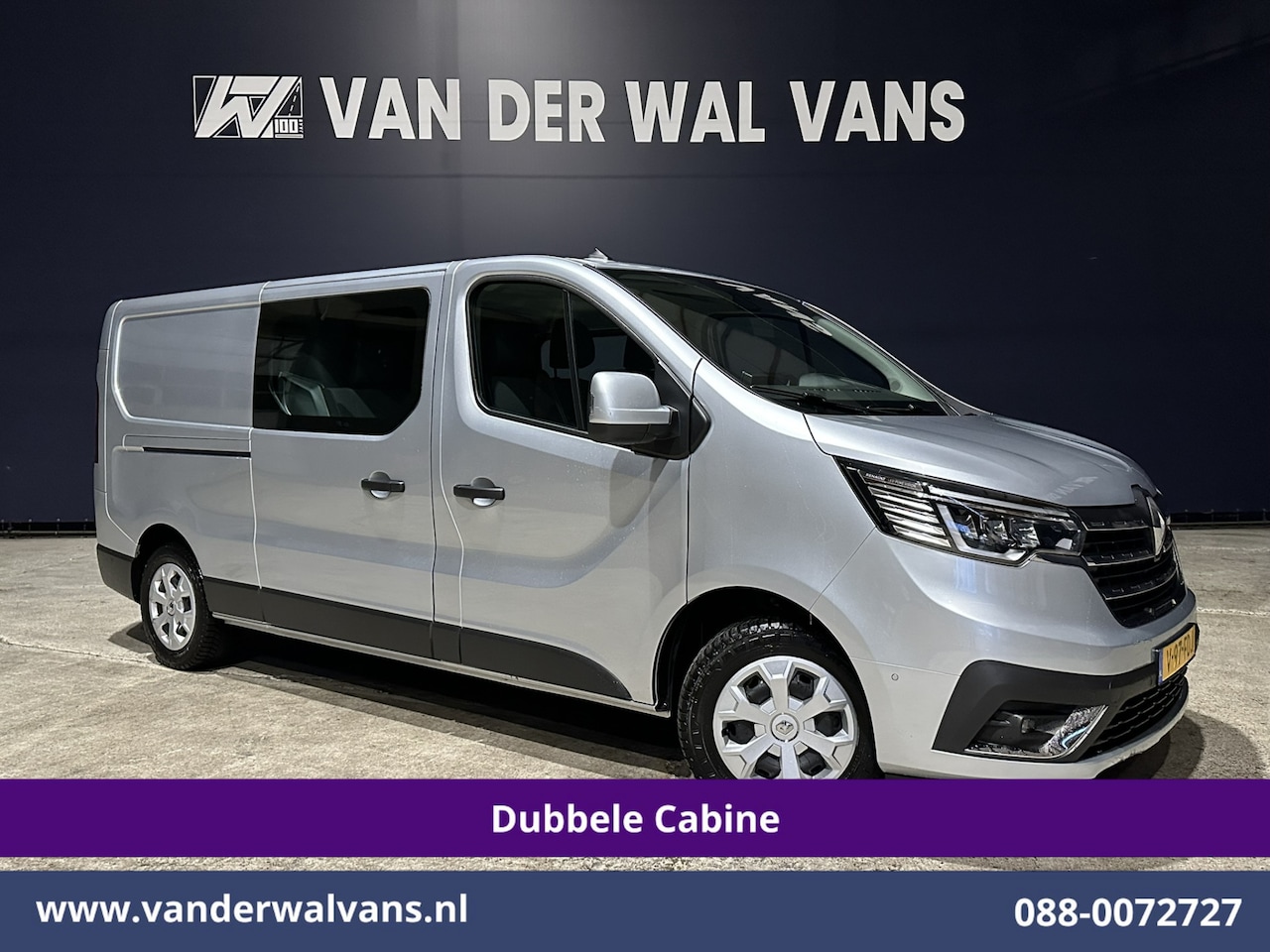 Renault Trafic - 2.0 Blue dCi 131pk L2H1 Dubbele Cabine Fabrieksgarantie Euro6 Airco | 6-Zits | Navigatie | - AutoWereld.nl