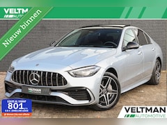 Mercedes-Benz C-klasse - 300 e AMG Line PANO BURMESTER MEMORY DIGITAL LIGHT SFEERVERLICHTING