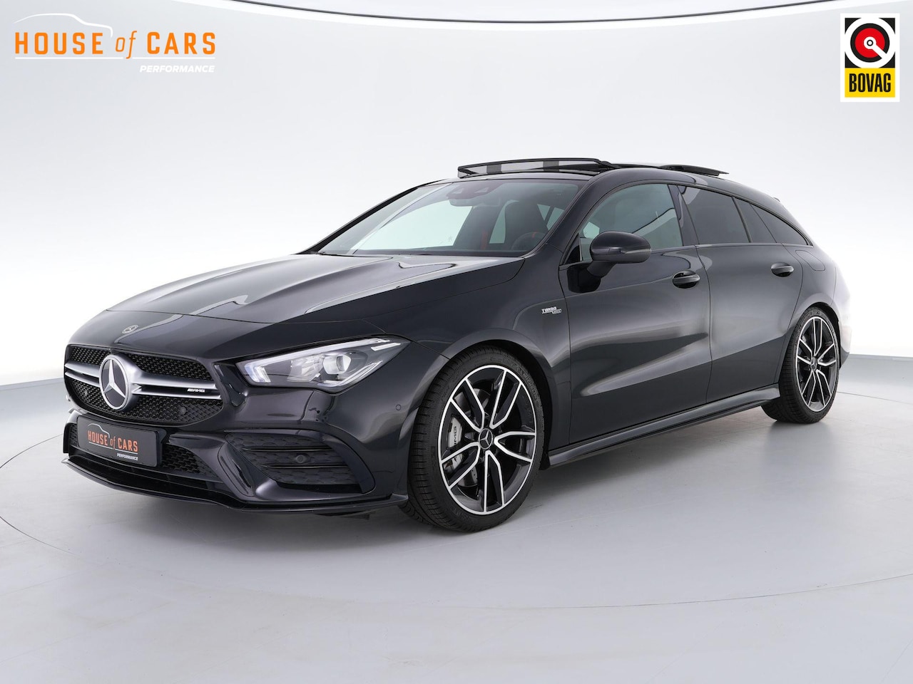 Mercedes-Benz CLA-Klasse - 35 AMG 306pk 4MATIC Premium Plus |panoramadak|Burmester|HUD|BLIS|Apple Carplay|stoelverwar - AutoWereld.nl