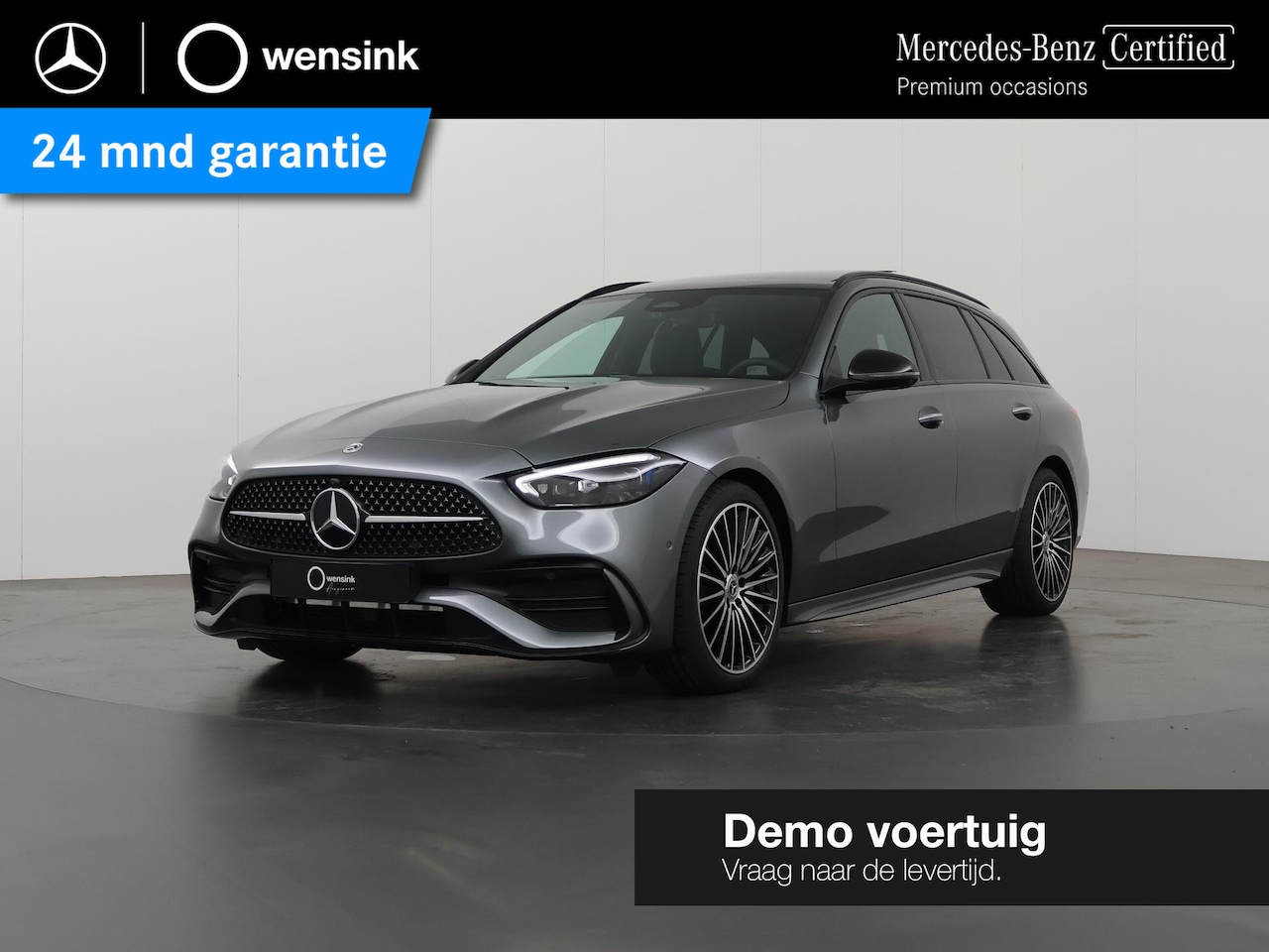 Mercedes-Benz C-klasse Estate - 180 Star Edition AMG Line | Panorama dak | Stoel ventilatie | Digital Light | Night | Dode - AutoWereld.nl