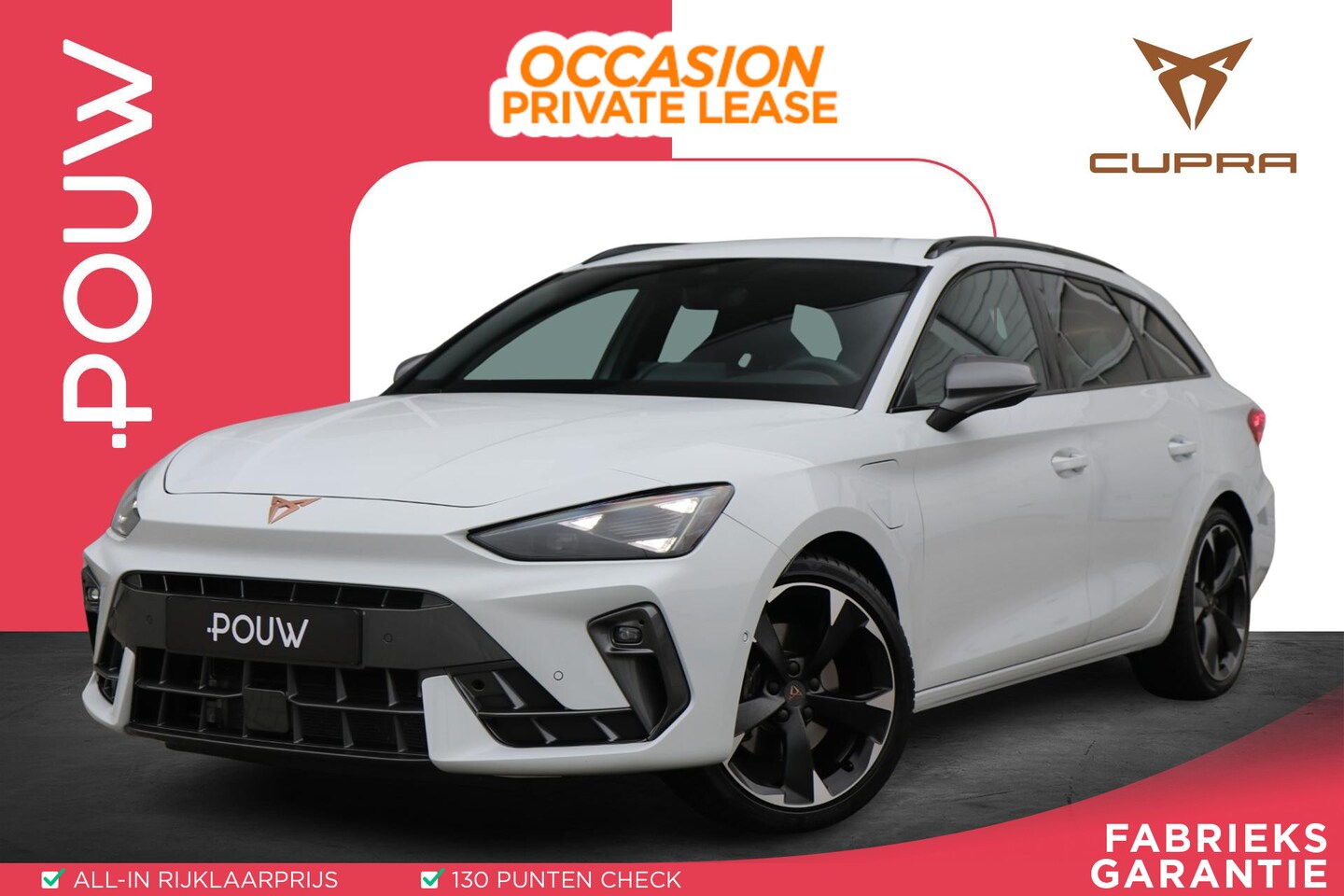 CUPRA Leon Sportstourer - 1.5 TSI e-Hybrid 204pk Business | SoH 100% | Trekhaak | Navigatie | Camera | Memory | Stoe - AutoWereld.nl