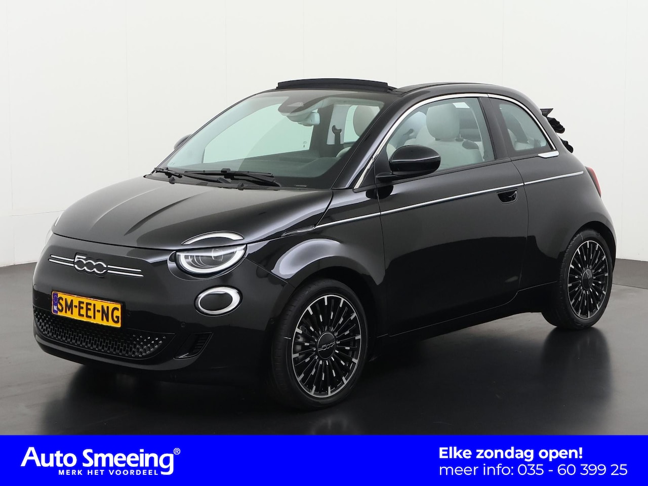 Fiat 500 C - La Prima 42 kWh | Zondag Open! - AutoWereld.nl