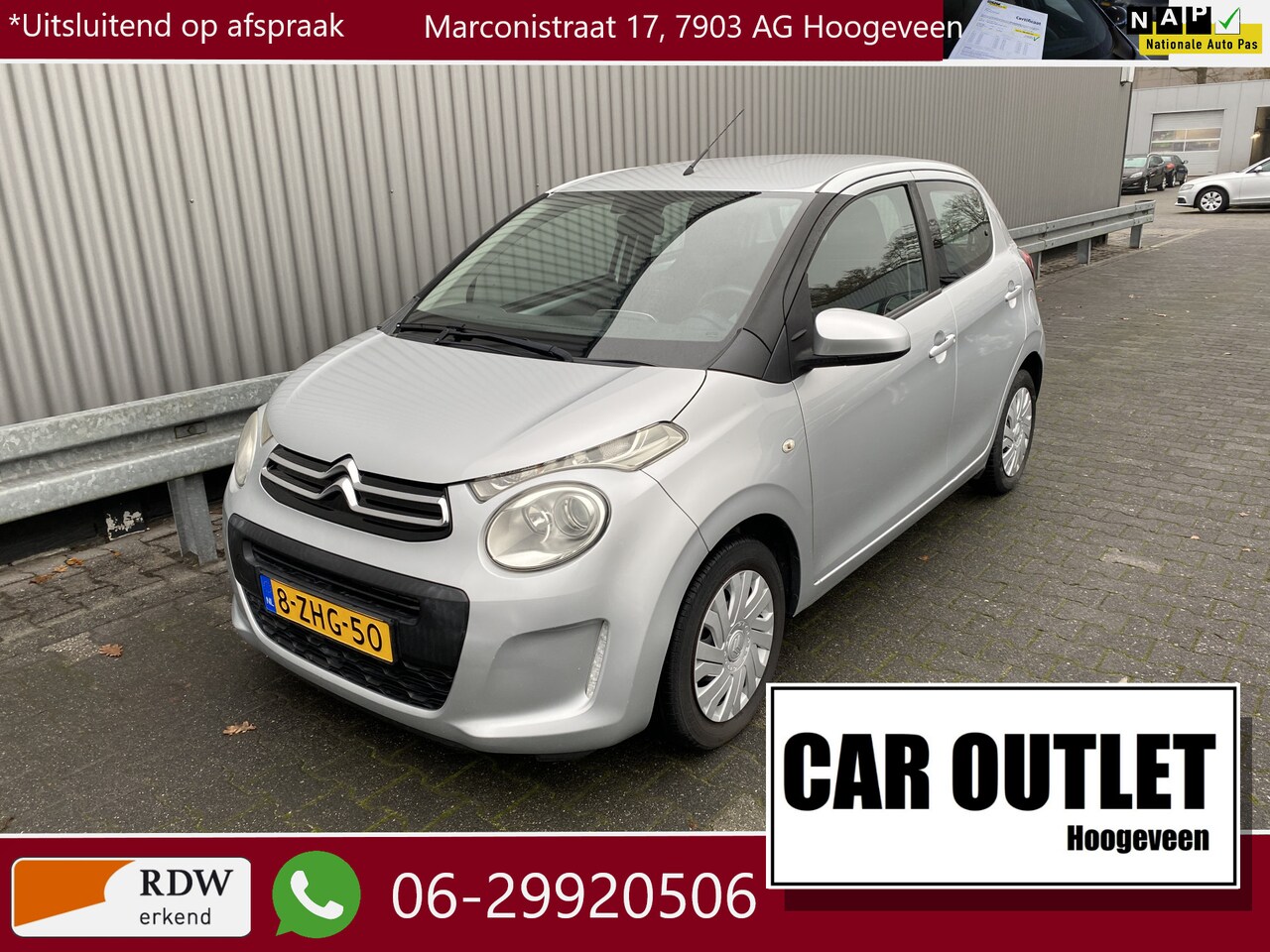 Citroën C1 - 1.0 e-VTi Feel LED, Airco, Cruise Nw APK --Inruil Mogelijk-- - AutoWereld.nl