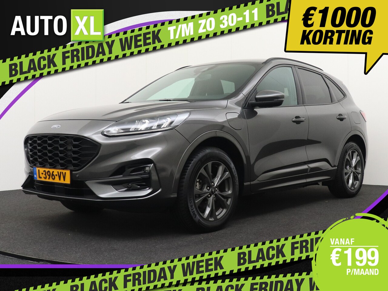 Ford Kuga - 2.5 264PK PHEV ST-Line Elek.Trekhaak Stuur+Stoelverw. Camera K - AutoWereld.nl