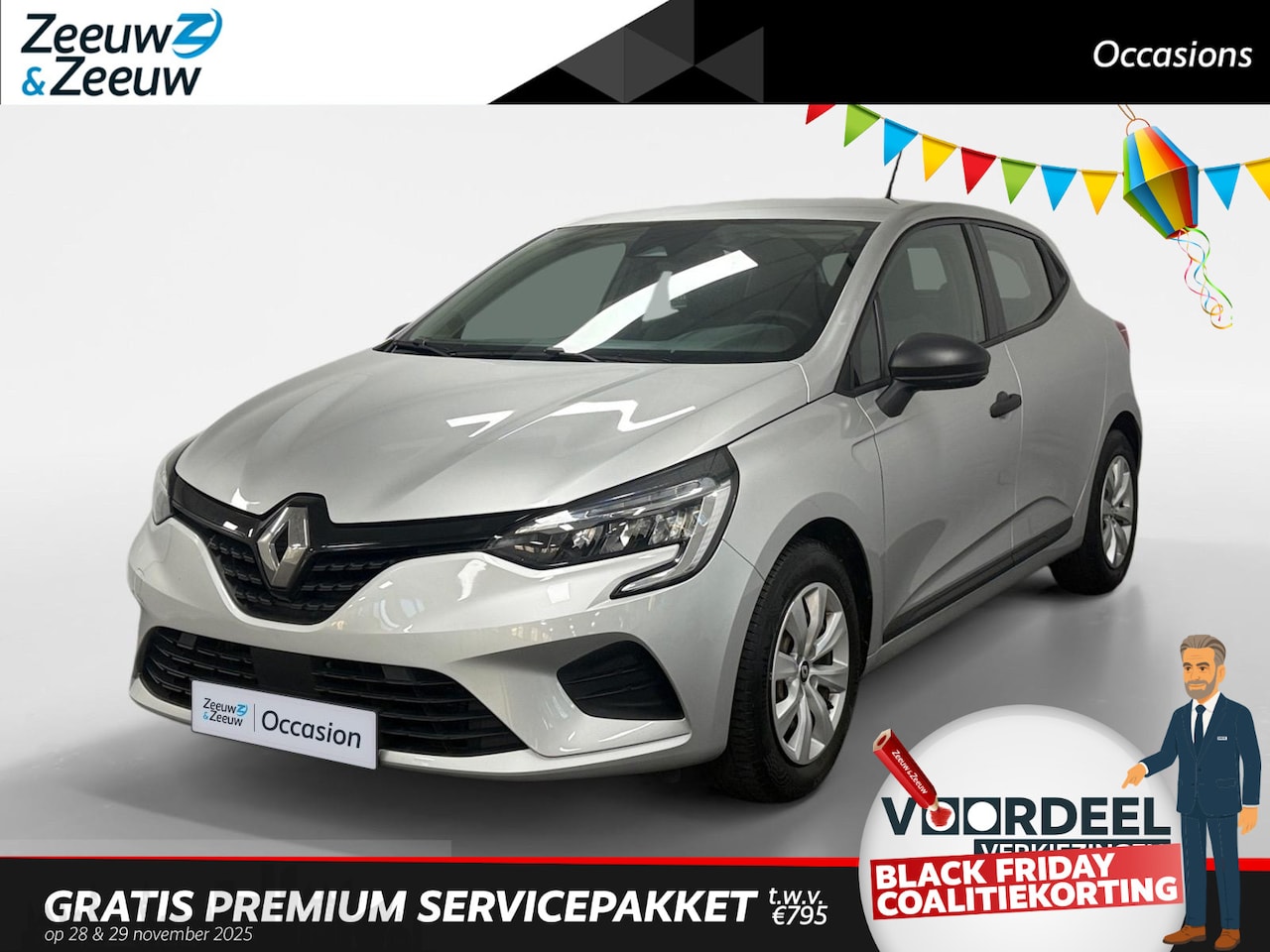 Renault Clio - 1.0 TCe Life AIRCO BLUETOOTH CRUISE CONTROLE 5 DEURS DEALER ONDERHOUDEN 12 MAANDEN GARANTI - AutoWereld.nl
