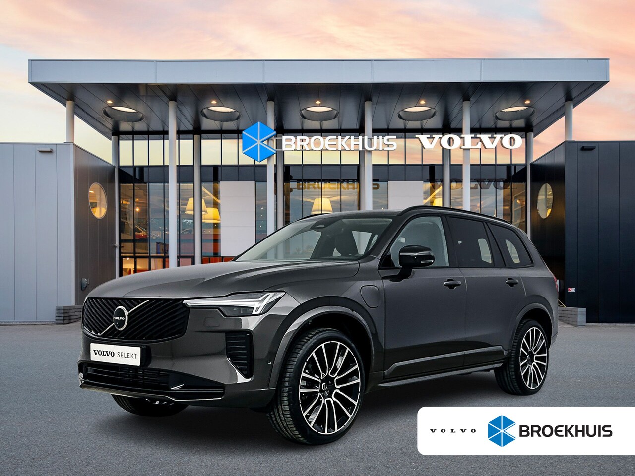 Volvo XC90 - T8 Recharge Ultra Dark | 22" | Geventileerd Nappa | Stoelmassage | Panoramadak | Head-up | - AutoWereld.nl