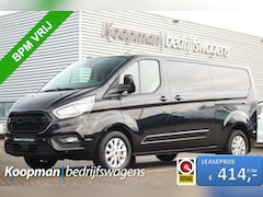 Ford Transit Custom - 300 2.0TDCI 170pk L2H1 Limited | Automaat | L+R Zijdeur | Camera | Trekhaak | Carplay/Andr