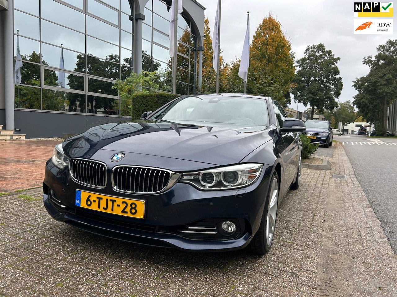 BMW 4-serie Coupé - 428i High Executive sport leder,schuif/kanteld. - AutoWereld.nl