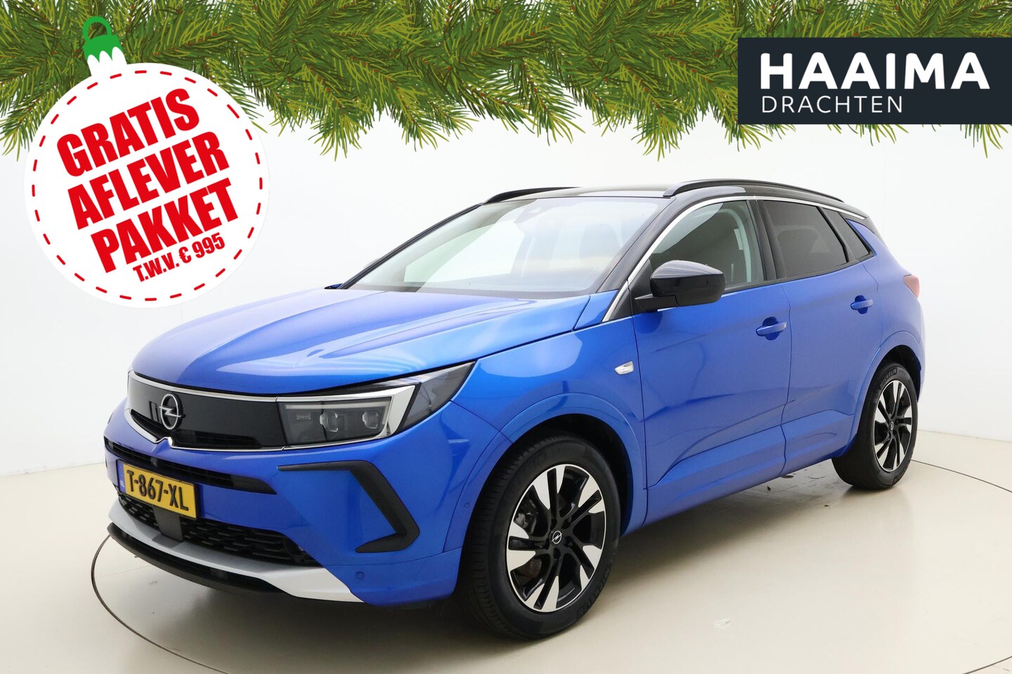 Opel Grandland - 1.2 Turbo Ultimate | Adaptive Cruise Control | Stoelverwarming | Verwarmd stuurwiel | Keyl - AutoWereld.nl