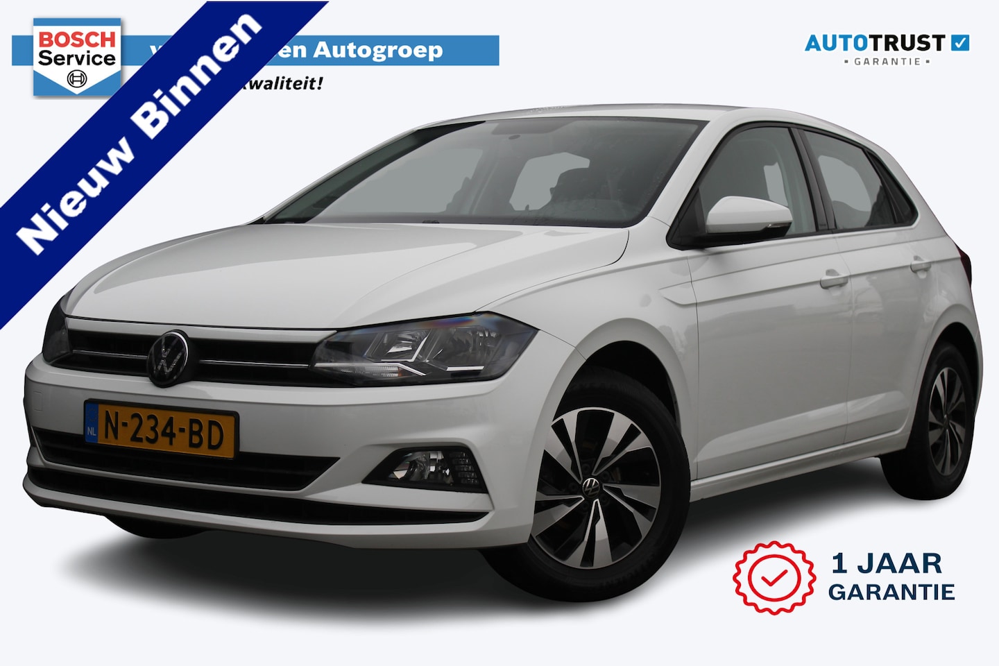 Volkswagen Polo - 1.0 TSI Comfortline | incl. 12 maanden garantie | Adaptive cruise | Navi | Airco | Carplay - AutoWereld.nl