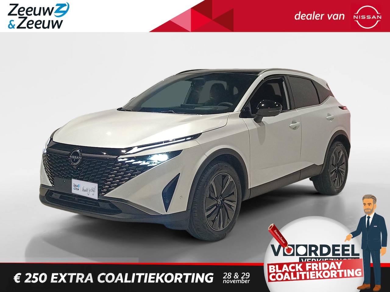 Nissan Qashqai - 1.5 e-Power Tekna |205pk|tot wel 1200km actieradius|Navigatie|Pro-pilot|Camera 360vieuw|pa - AutoWereld.nl