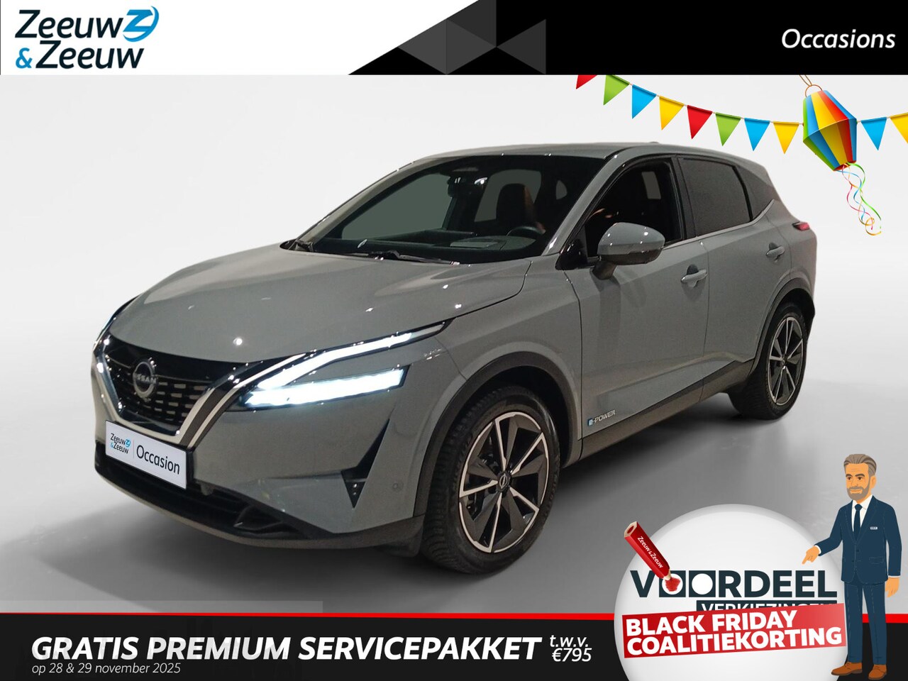 Nissan Qashqai - 1.5 e-Power Tekna *Automaat*Navi+360Camera*Climate*Parc Assist*LM.Velgen*Trekhaak*IN ZEER - AutoWereld.nl