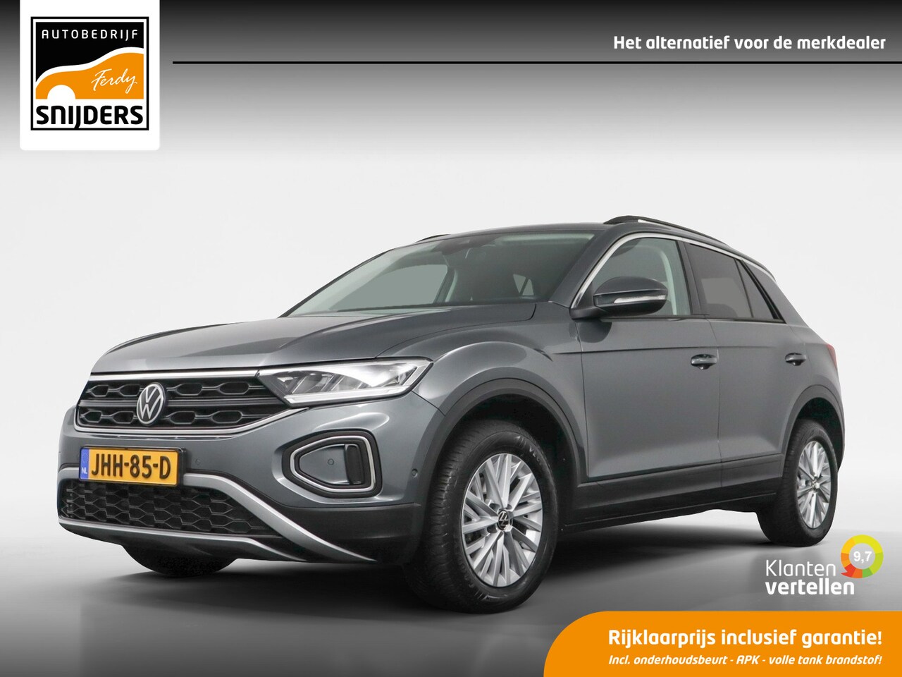 Volkswagen T-Roc - 1.0 TSI Edition - FABRIEKSGARANTIE TOT 2027 | Navi | Apple Car Play | LED | PDC - RIJKLAAR - AutoWereld.nl
