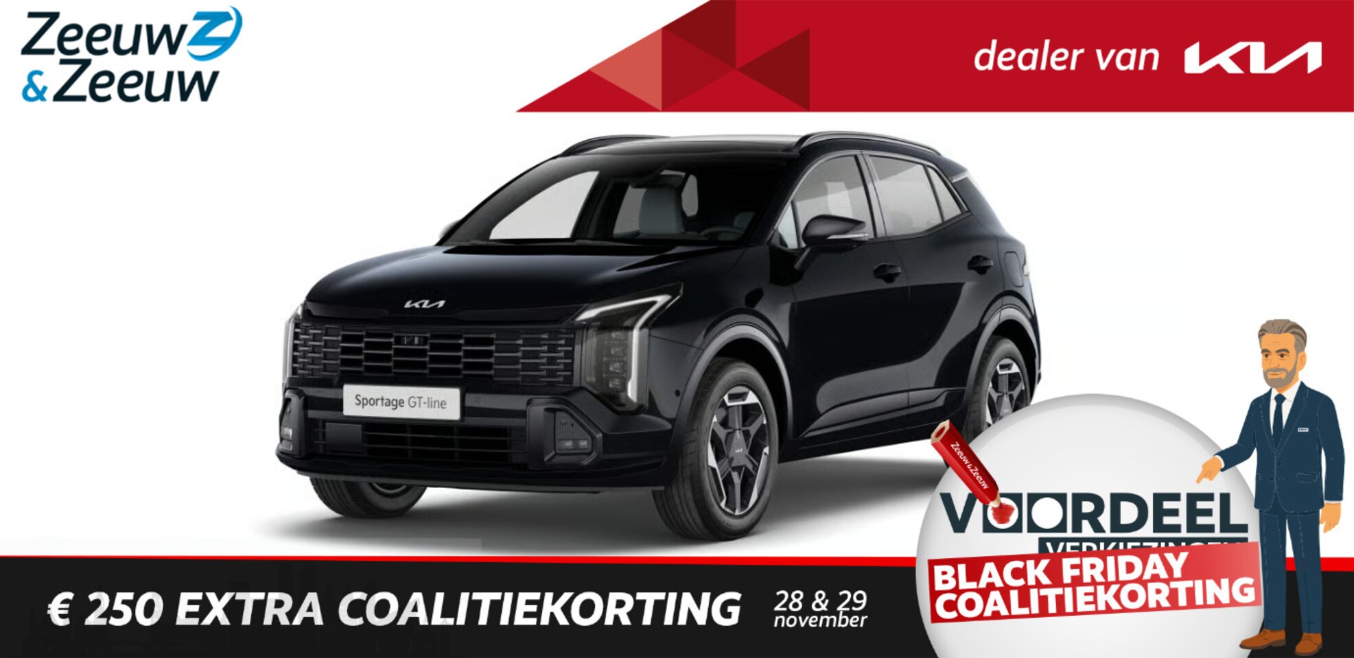 Kia Sportage - 1.6 T-GDi Hybrid GT-PlusLine FACELIFT NU TE BESTELLEN | 1510KG TREKGEWICHT | Two-tone GT-P - AutoWereld.nl