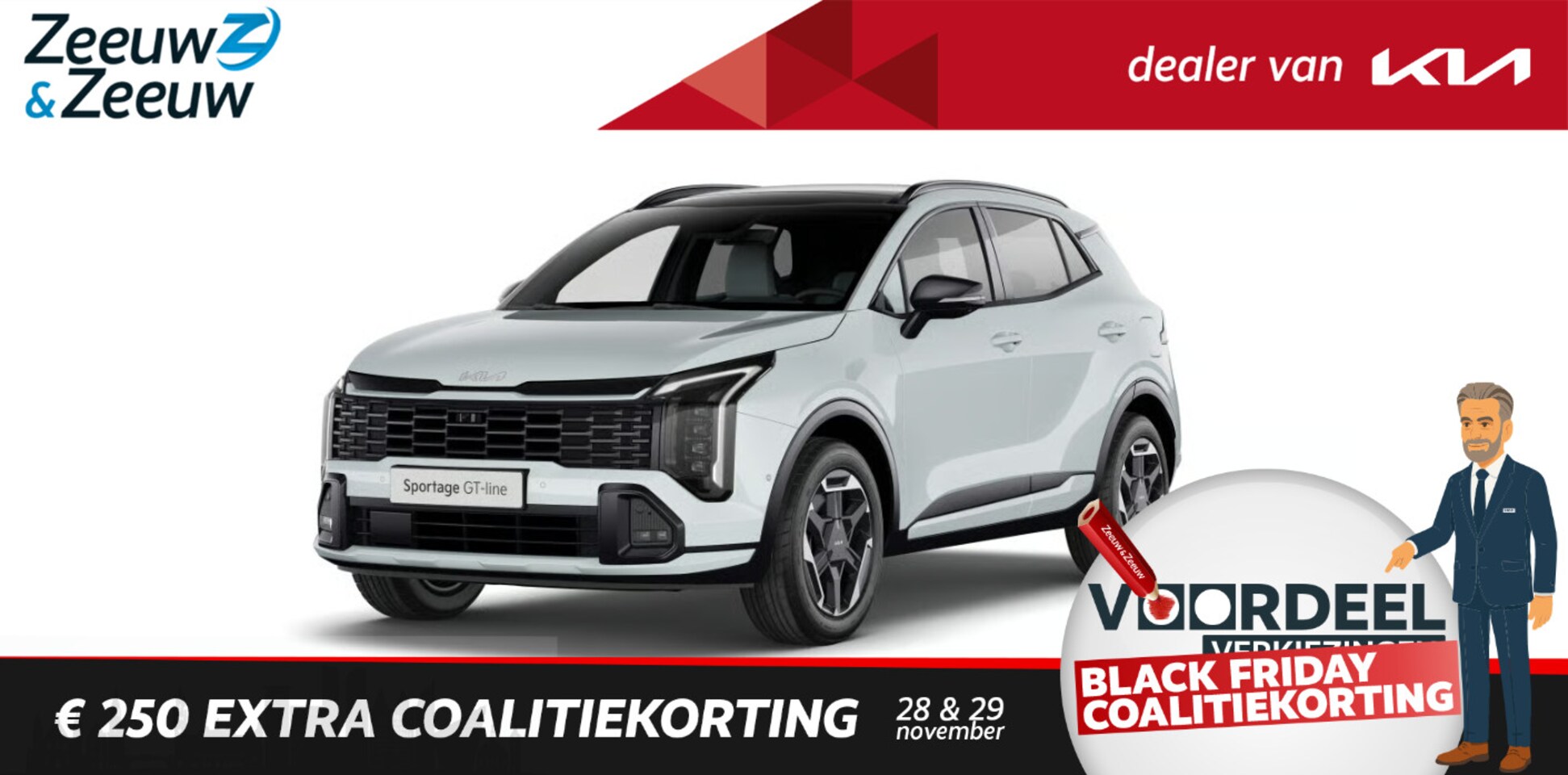 Kia Sportage - 1.6 T-GDi Hybrid GT-PlusLine FACELIFT NU TE BESTELLEN | 1510KG TREKGEWICHT | 360°-camera | - AutoWereld.nl