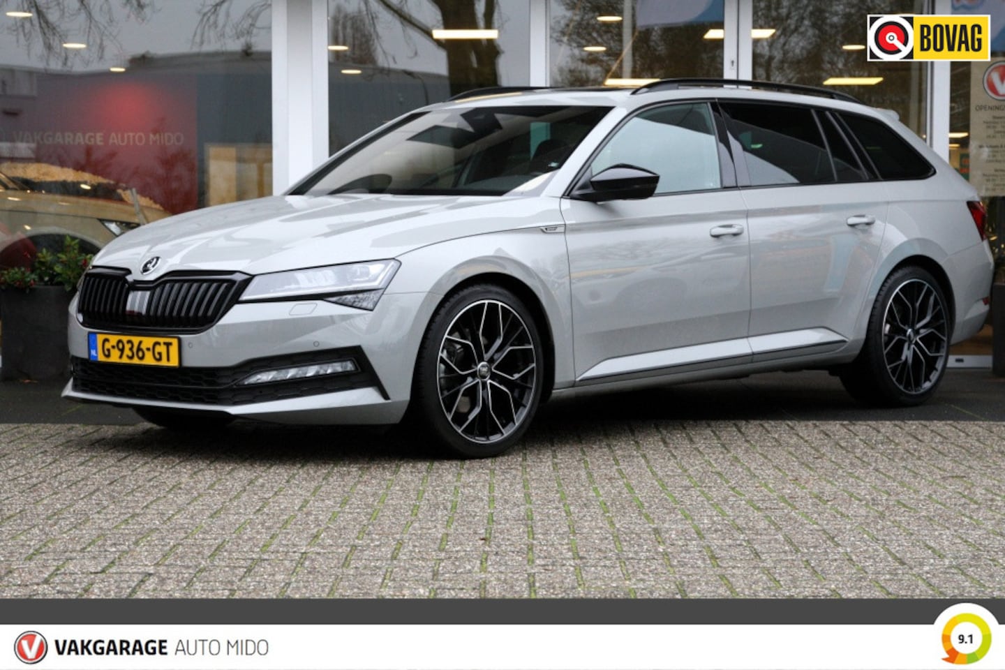 Skoda Superb Combi - 1.5 TSI DSG Automaat Sportline Business | Panorama | NLD auto - AutoWereld.nl