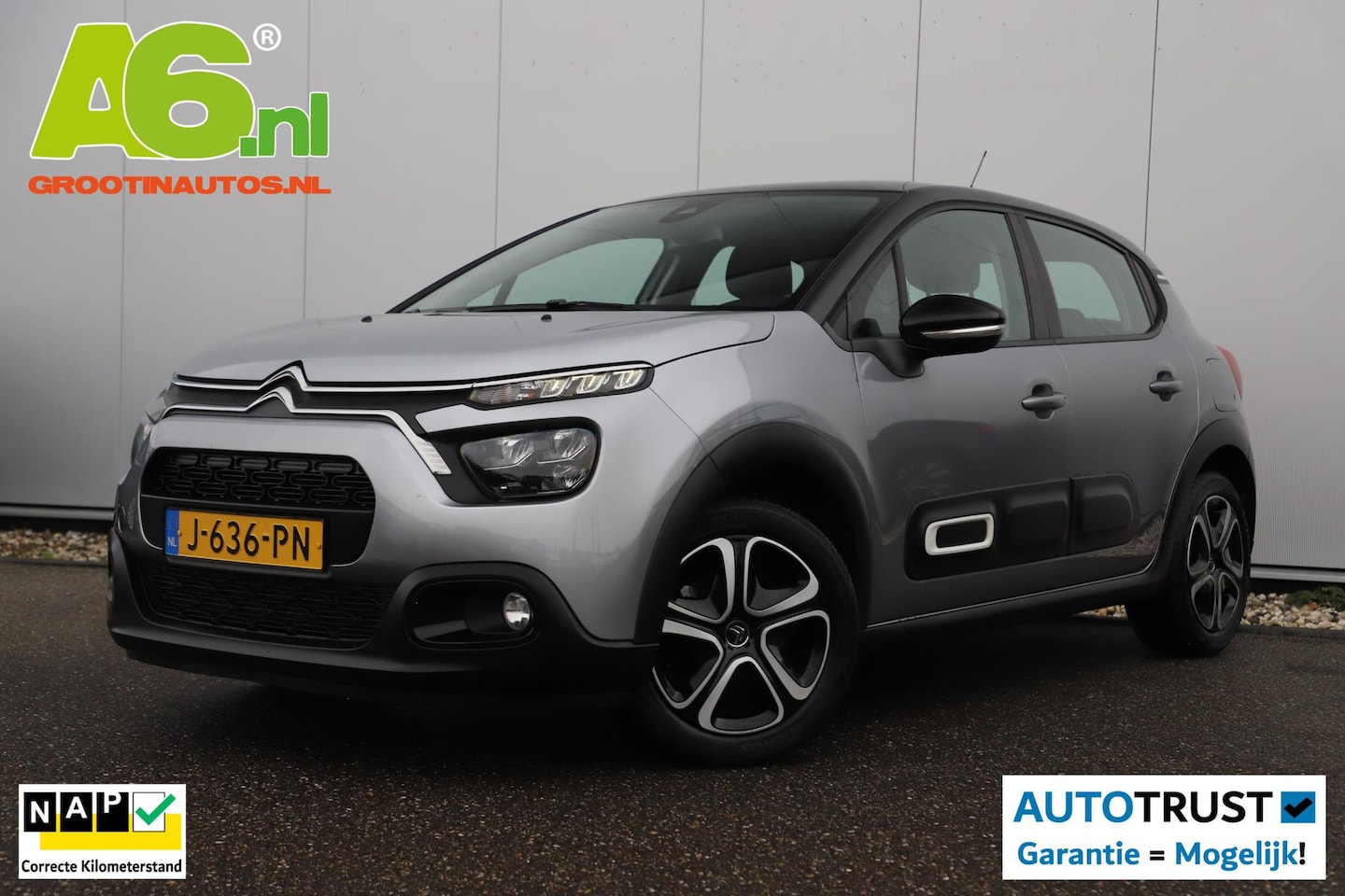 Citroën C3 - 1.2 PureTech Feel Carplay Android Navigatie Climate Cruise Control Rijstrooksensor Parkeer - AutoWereld.nl