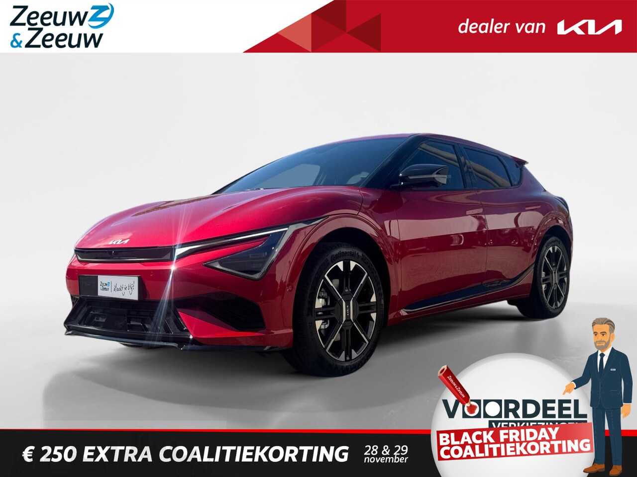 Kia EV6 - GT-Line 84 kWh Enkele kleuren op voorraad bel voor info | € 5000,- Inruilpremie | + €700 k - AutoWereld.nl