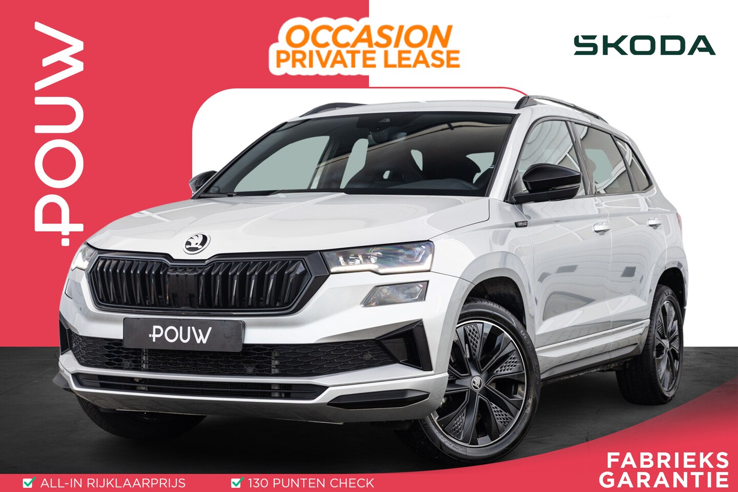 Skoda Karoq - 1.5 TSI 150pk DSG Sportline | Trekhaak | Navigatie | Achteruitrijcamera | Elektrische Acht - AutoWereld.nl