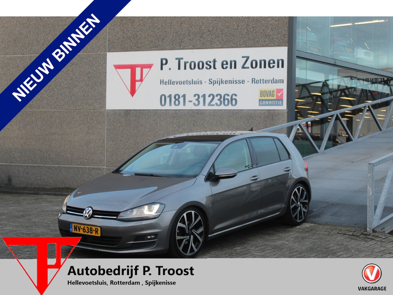 Volkswagen Golf - 1.4 TSI Highline AUTOMAAT Panoramadak/Navigatie/Stoelverwarming/Adaptive cruise control/Ma - AutoWereld.nl