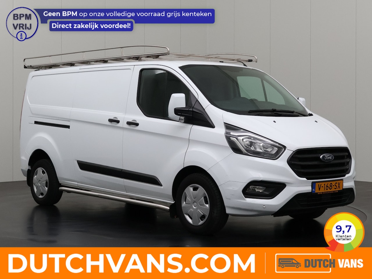 Ford Transit Custom - 2.0TDCI Lang Imperiaal | Trekhaak | Airco | Cruise | 3-Persoons | Betimmering - AutoWereld.nl