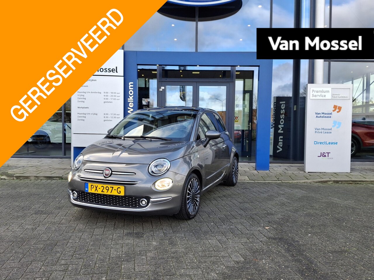 Fiat 500 - 0.9 TwinAir Turbo Lounge | Pano | Navi | Climate Control | Parkeersensoren | Bluetooth | - AutoWereld.nl