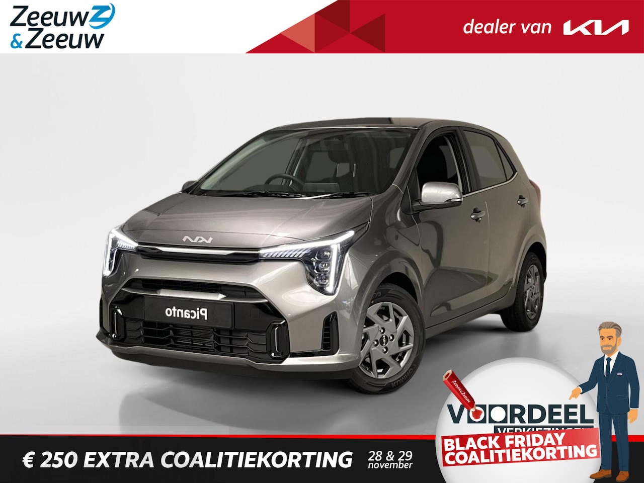 Kia Picanto - 1.0 DPI DynamicPlusLine | Enkele kleuren op voorraad bel voor info | € 1.250,- Inruilpremi - AutoWereld.nl
