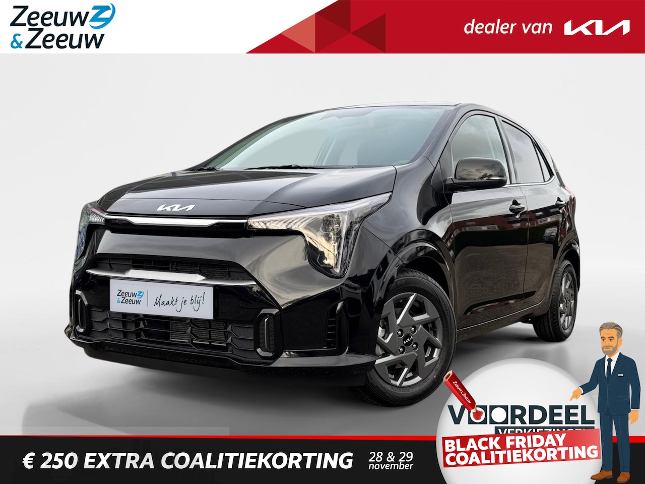 Kia Picanto - 1.0 DPI DynamicPlusLine | Enkele kleuren op voorraad bel voor info | € 1.250,- Inruilpremi - AutoWereld.nl