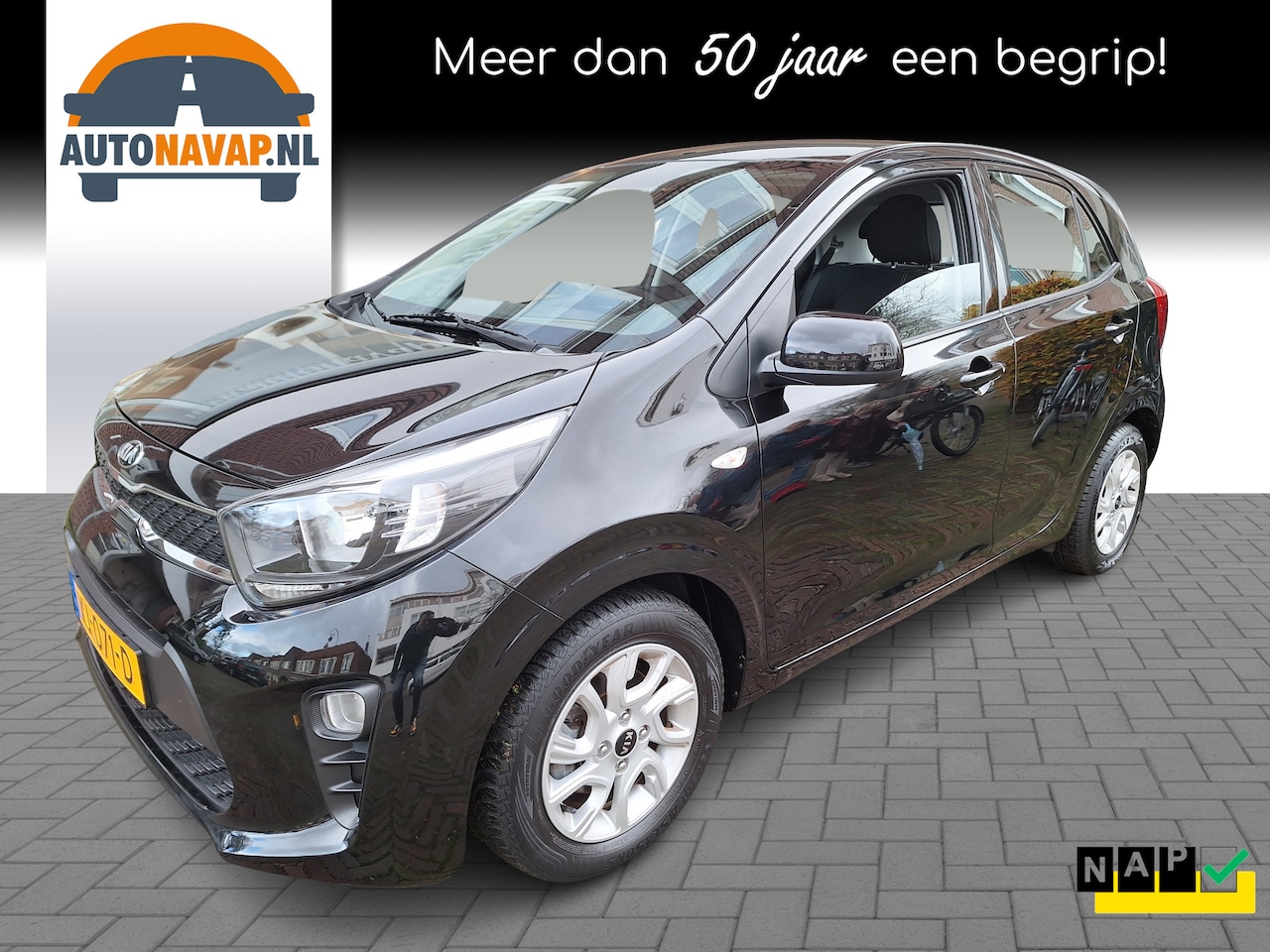 Kia Picanto - 1.0 CVVT ComfortPlusLine Navigator /Camera/Navi/Apple/Android/Garantie - AutoWereld.nl