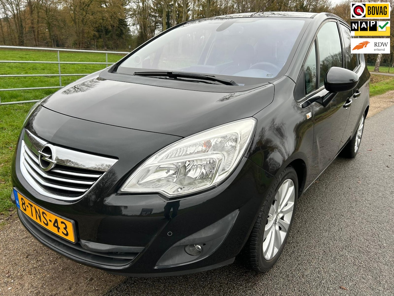 Opel Meriva - 1.4 Turbo Cosmo prachtstaat lederen int. stoelverw. - AutoWereld.nl