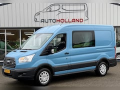 Ford Transit - 2.0 TDCI 96KW 131PK DC DUBBELE CABINE EURO 6 AIRCO/ NAVIGATIE/ CRUISE CONTROL/ CAMERA/ 100