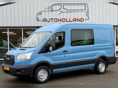 Ford Transit - 2.0 TDCI 92KW 125PK DC DUBBELE CABINE TREKHAAK/ BIJRIJDERSBANK/ 100% DEALERONDERHOUDEN