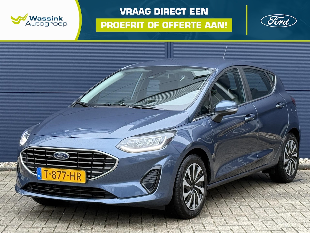 Ford Fiesta - 1.0 EcoBoost Hybrid 125pk Titanium 11000 km \ Trekhaak - AutoWereld.nl