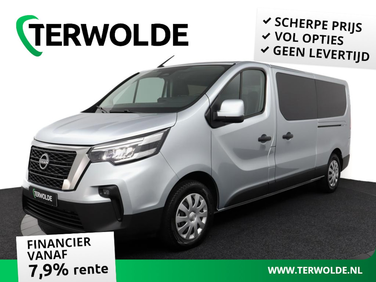 Nissan Primastar - 2.0 dCi L2H1 N-Connecta 170 PK automaat | Dubbele Cabine | Dubbele schuifdeur | BPM-vrij | - AutoWereld.nl