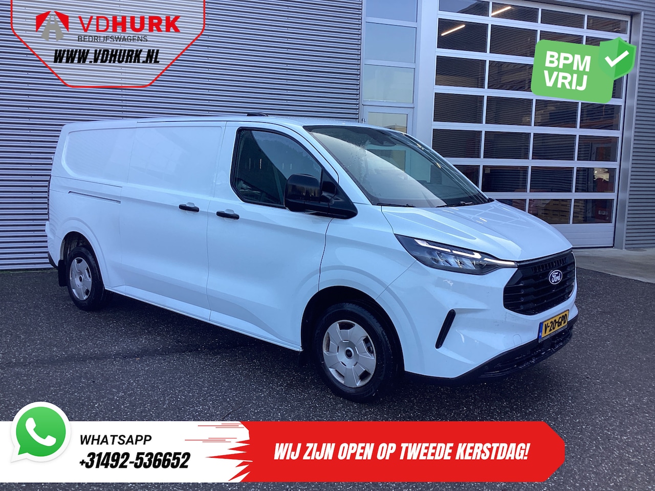 Ford Transit Custom - 2.0 TDCI 150 pk L2 Trend BPM VRIJ! LED/ CarPlay/ Stoelverw./ Camera/ Climate/ Virtual Cock - AutoWereld.nl