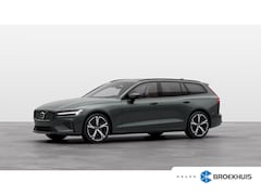 Volvo V60 - 2.0 T6 Plug-in hybrid AWD Ultra Dark Lounge Pack | Extra getint glas achter | Gelamineerde